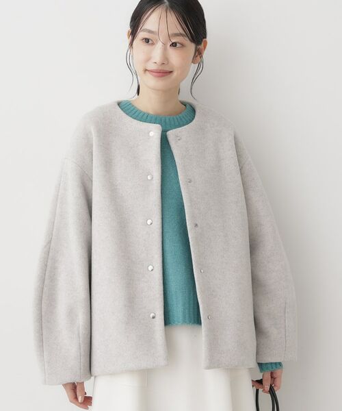 Dessin / デッサン その他アウター | メランジ起毛ジャケット | 詳細1