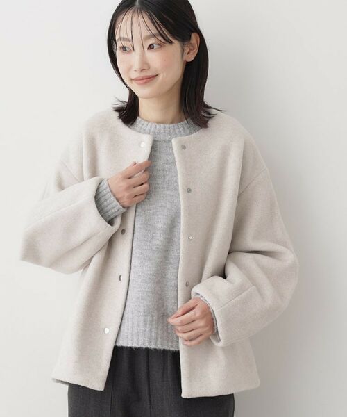 Dessin / デッサン その他アウター | メランジ起毛ジャケット | 詳細10