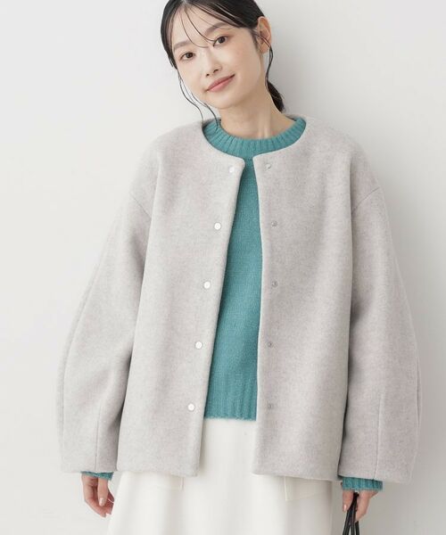 Dessin / デッサン その他アウター | メランジ起毛ジャケット | 詳細2