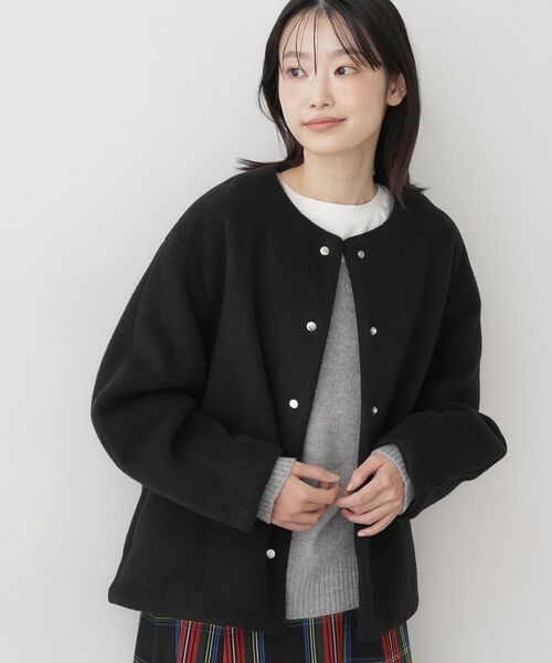 Dessin / デッサン その他アウター | メランジ起毛ジャケット | 詳細6