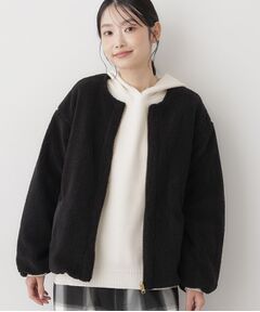 【2WAY】リバーシブルタフタボアアウター