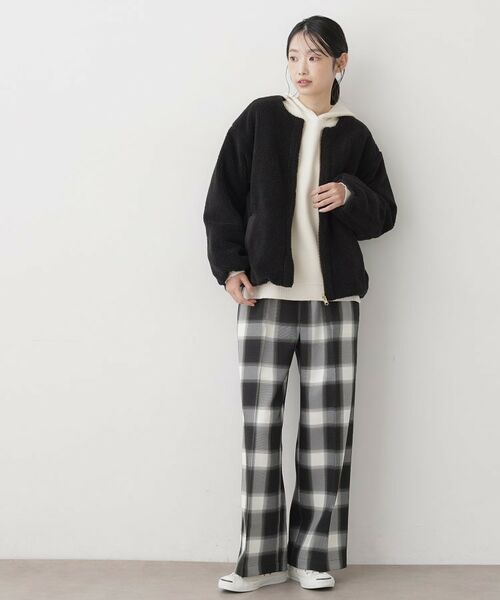 Dessin / デッサン ノーカラージャケット | 【2WAY】リバーシブルタフタボアアウター | 詳細11