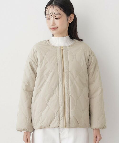 Dessin / デッサン ノーカラージャケット | 【2WAY】リバーシブルタフタボアアウター | 詳細30