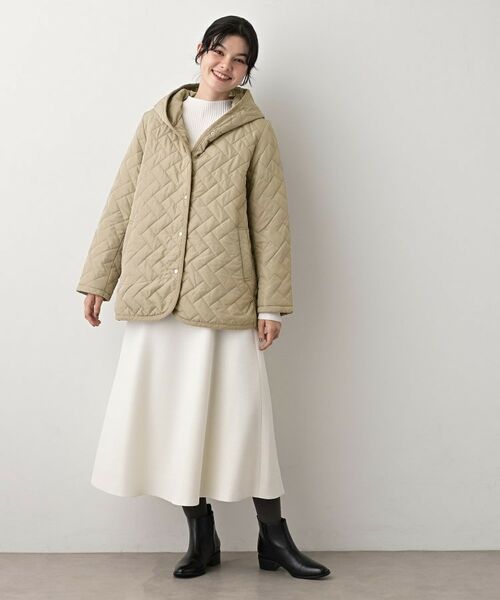 Dessin / デッサン その他アウター | キルトフードジャケット | 詳細11