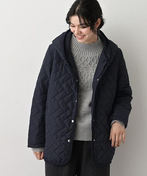 Dessin / デッサン その他アウター | キルトフードジャケット | 詳細13