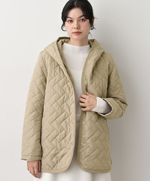 Dessin / デッサン その他アウター | キルトフードジャケット | 詳細9