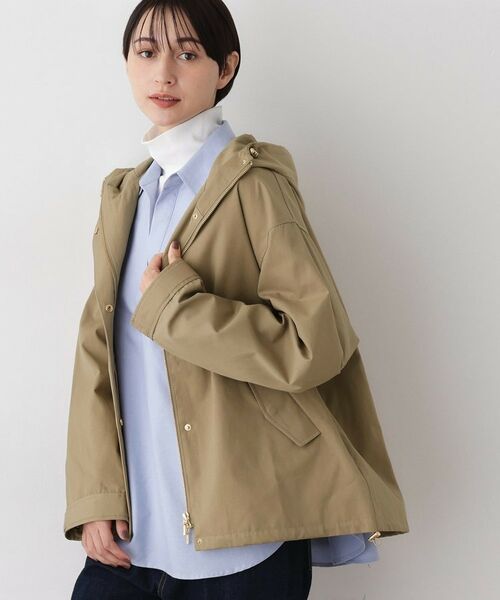 Dessin/デッサン 【洗える】裾ドローコード付きマウンテンパーカ グレージュ(050) 01(S) Dessin/デッサン 【洗える】裾ドローコード付きマウンテンパーカ グレージュ(050) 01(S)