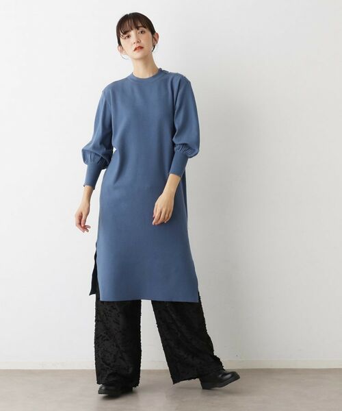 Dessin / デッサン ロング・マキシ丈ワンピース | 【2点セット/洗える】パンツレイヤードワンピース | 詳細10