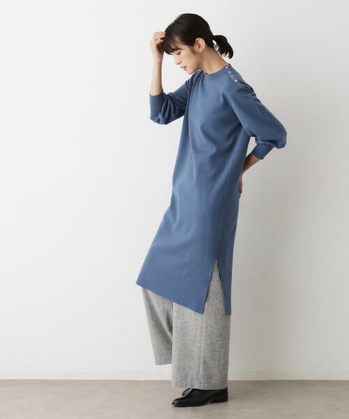 Dessin / デッサン ロング・マキシ丈ワンピース | 【2点セット/洗える】パンツレイヤードワンピース | 詳細13