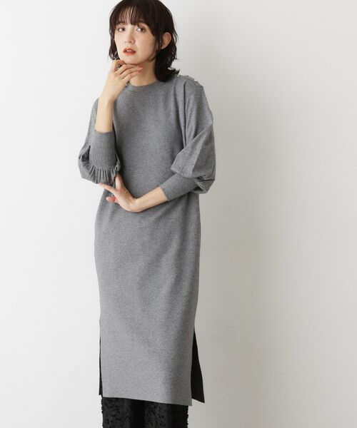 Dessin / デッサン ロング・マキシ丈ワンピース | 【2点セット/洗える】パンツレイヤードワンピース | 詳細2