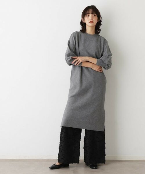 Dessin / デッサン ロング・マキシ丈ワンピース | 【2点セット/洗える】パンツレイヤードワンピース | 詳細5