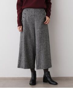Dessin / デッサン ショート・ハーフ・半端丈パンツ | 【洗える/後ろゴム】ツイードマリンクロップド丈パンツ