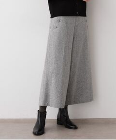 Dessin / デッサン ショート・ハーフ・半端丈パンツ | 【洗える/後ろゴム】ツイードマリンクロップド丈パンツ