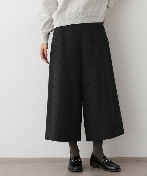 Dessin / デッサン ショート・ハーフ・半端丈パンツ | 【洗える/後ろゴム】ツイードマリンクロップド丈パンツ | 詳細1