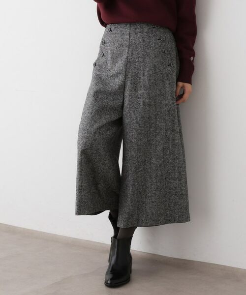 Dessin / デッサン ショート・ハーフ・半端丈パンツ | 【洗える/後ろゴム】ツイードマリンクロップド丈パンツ | 詳細10