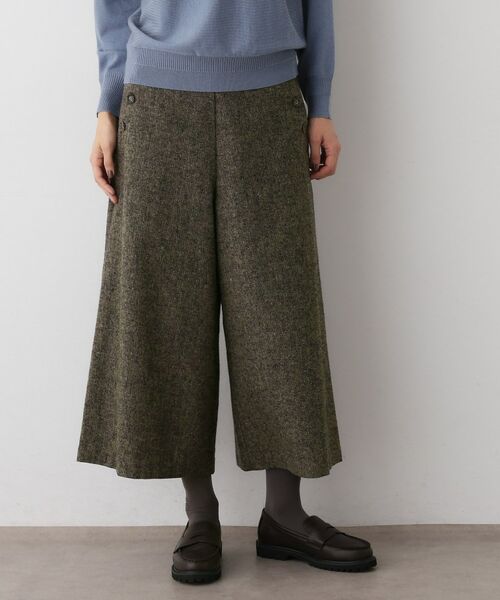 Dessin / デッサン ショート・ハーフ・半端丈パンツ | 【洗える/後ろゴム】ツイードマリンクロップド丈パンツ | 詳細14