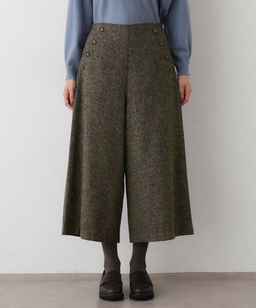 Dessin / デッサン ショート・ハーフ・半端丈パンツ | 【洗える/後ろゴム】ツイードマリンクロップド丈パンツ | 詳細17