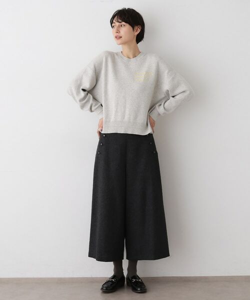 Dessin / デッサン ショート・ハーフ・半端丈パンツ | 【洗える/後ろゴム】ツイードマリンクロップド丈パンツ | 詳細2