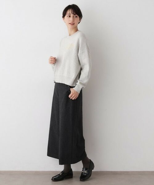 Dessin / デッサン ショート・ハーフ・半端丈パンツ | 【洗える/後ろゴム】ツイードマリンクロップド丈パンツ | 詳細3