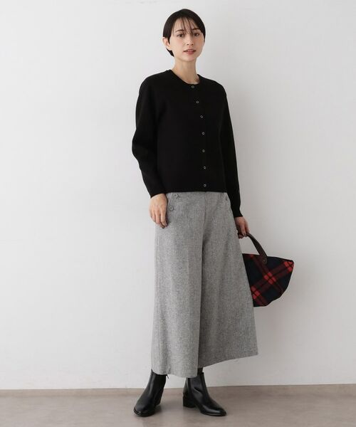 Dessin / デッサン ショート・ハーフ・半端丈パンツ | 【洗える/後ろゴム】ツイードマリンクロップド丈パンツ | 詳細7