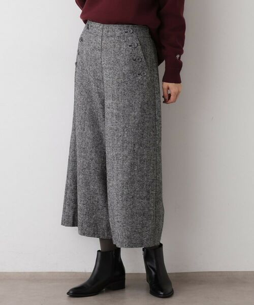 Dessin / デッサン ショート・ハーフ・半端丈パンツ | 【洗える/後ろゴム】ツイードマリンクロップド丈パンツ | 詳細9