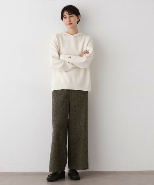 Dessin / デッサン パンツ | 【洗える/後ろゴム】ツイードワイドパンツ | 詳細11