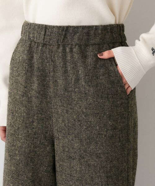 Dessin / デッサン パンツ | 【洗える/後ろゴム】ツイードワイドパンツ | 詳細16