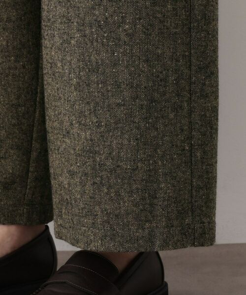 Dessin / デッサン パンツ | 【洗える/後ろゴム】ツイードワイドパンツ | 詳細18