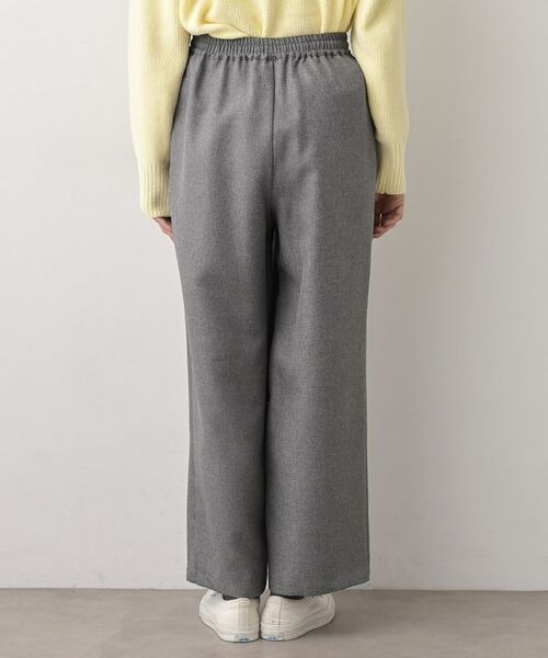 Dessin / デッサン パンツ | 【セットアップ可/ウエスト総ゴム】ツイードライクワイドパンツ | 詳細11
