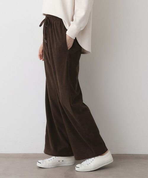 Dessin / デッサン パンツ | 【ウエストゴム・洗える】ソフトコーデュロイイージーパンツ | 詳細10