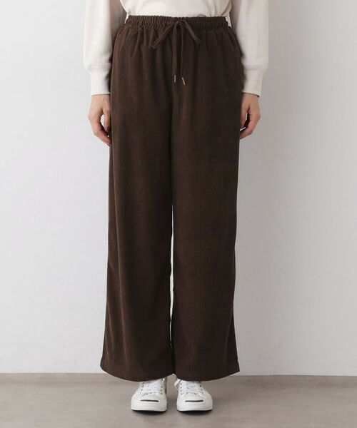Dessin / デッサン パンツ | 【ウエストゴム・洗える】ソフトコーデュロイイージーパンツ | 詳細13