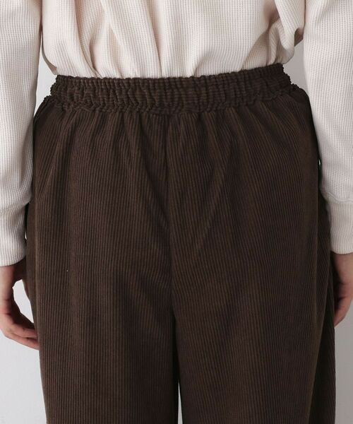 Dessin / デッサン パンツ | 【ウエストゴム・洗える】ソフトコーデュロイイージーパンツ | 詳細17