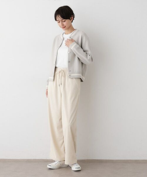 Dessin / デッサン パンツ | 【ウエストゴム・洗える】ソフトコーデュロイイージーパンツ | 詳細3