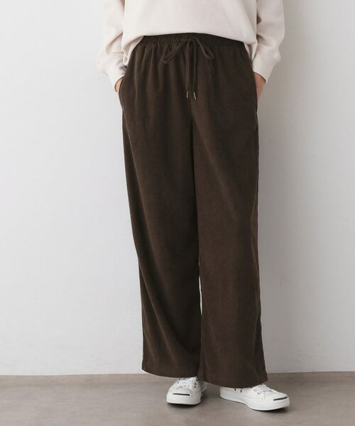 Dessin / デッサン パンツ | 【ウエストゴム・洗える】ソフトコーデュロイイージーパンツ | 詳細9
