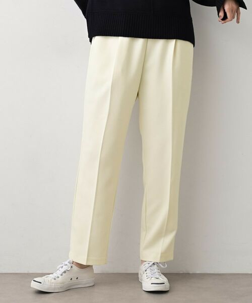 Dessin / デッサン パンツ | 【ウエストゴム/裏地付き】コンフォートテーパードパンツ | 詳細1