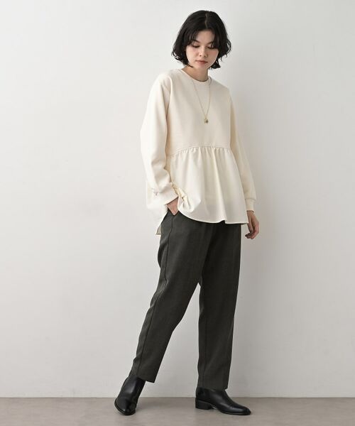 Dessin / デッサン パンツ | 【ウエストゴム/裏地付き】コンフォートテーパードパンツ | 詳細11