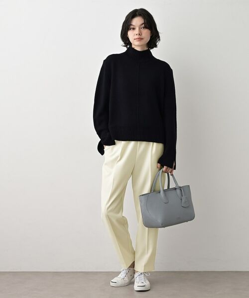 Dessin / デッサン パンツ | 【ウエストゴム/裏地付き】コンフォートテーパードパンツ | 詳細3