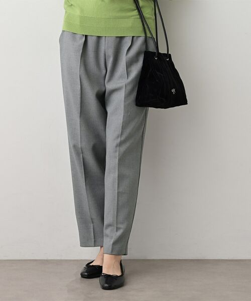 Dessin / デッサン パンツ | 【ウエストゴム/裏地付き】コンフォートテーパードパンツ | 詳細5