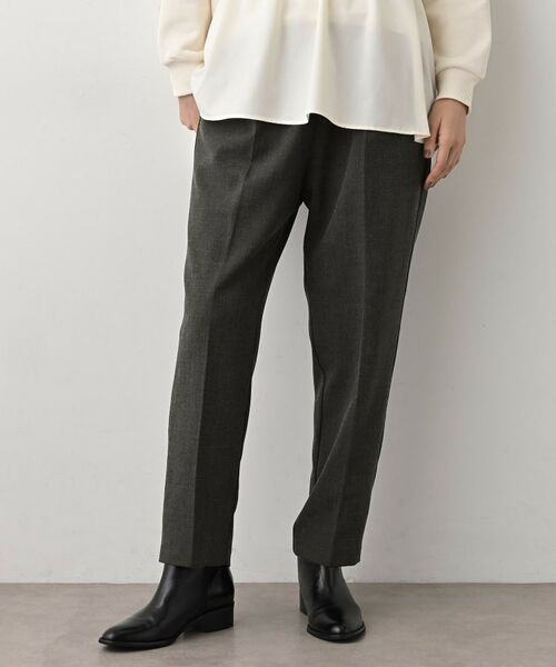Dessin / デッサン パンツ | 【ウエストゴム/裏地付き】コンフォートテーパードパンツ | 詳細9