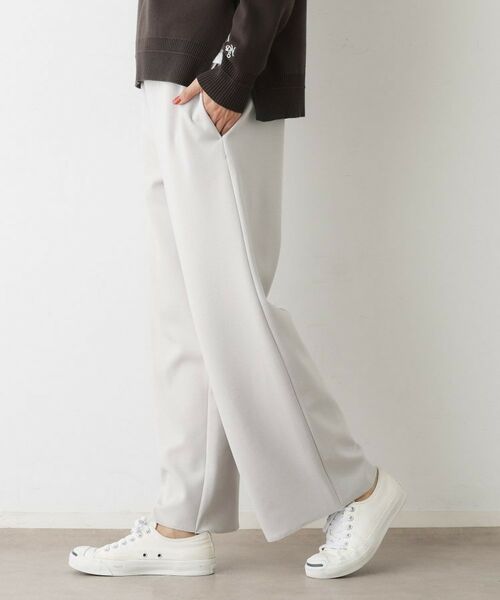 Dessin / デッサン パンツ | 【セットアップ可/洗える】ドライタッチジョーゼットリラクシーパンツ | 詳細10