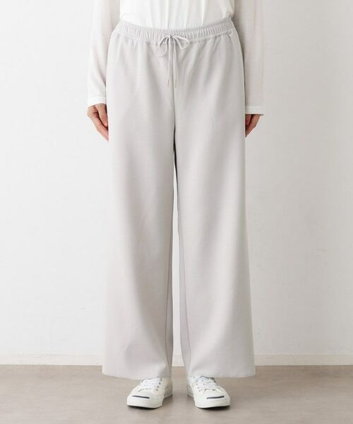 Dessin / デッサン パンツ | 【セットアップ可/洗える】ドライタッチジョーゼットリラクシーパンツ | 詳細13