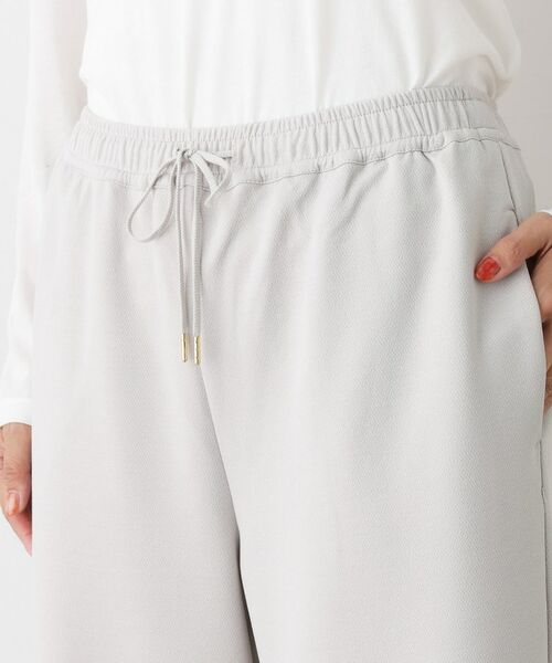 Dessin / デッサン パンツ | 【セットアップ可/洗える】ドライタッチジョーゼットリラクシーパンツ | 詳細16