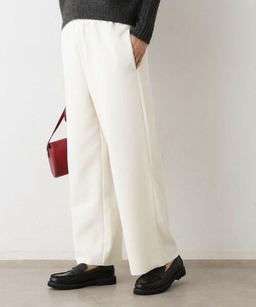 Dessin / デッサン パンツ | 【セットアップ可/洗える】ドライタッチジョーゼットリラクシーパンツ | 詳細2