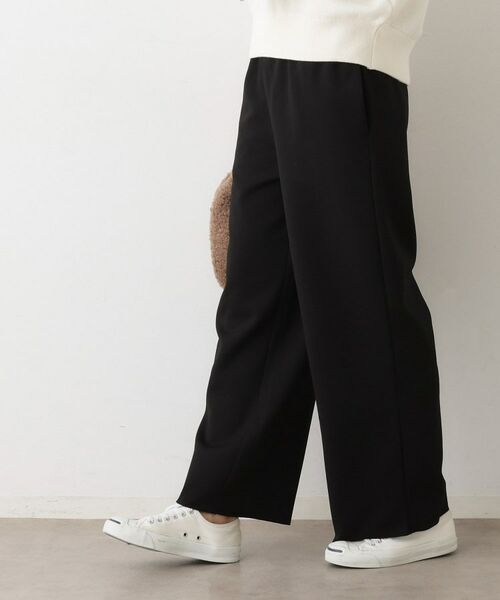 Dessin / デッサン パンツ | 【セットアップ可/洗える】ドライタッチジョーゼットリラクシーパンツ | 詳細6