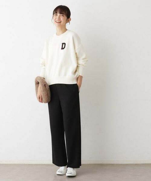 Dessin / デッサン パンツ | 【セットアップ可/洗える】ドライタッチジョーゼットリラクシーパンツ | 詳細7