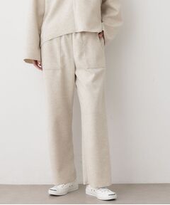 Dessin / デッサン パンツ | 【セットアップ可/洗える】メルトンリラクシーパンツ