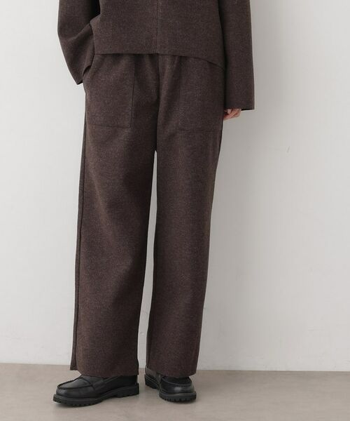 Dessin / デッサン パンツ | 【セットアップ可/洗える】メルトンリラクシーパンツ | 詳細1