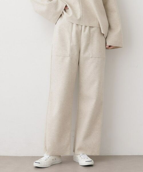 Dessin / デッサン パンツ | 【セットアップ可/洗える】メルトンリラクシーパンツ | 詳細5
