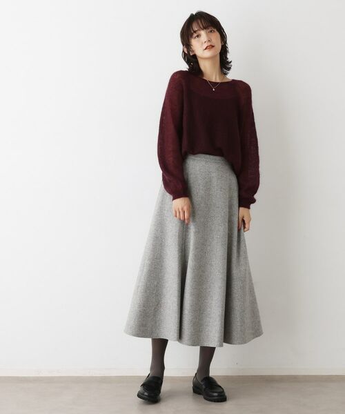 Dessin / デッサン スカート | 【洗える】ツイードフレアスカート | 詳細3