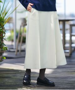 Dessin / デッサン ロング・マキシ丈スカート | メルトンジャージフレアスカート